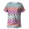 Camiseta unisex en tela especial actividad física estampado bolos color