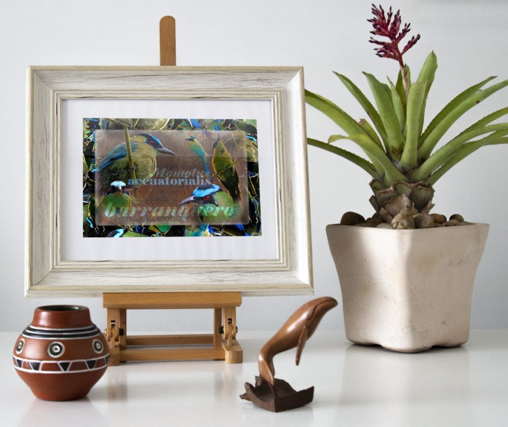 Impreso decorativo con marco para interiores: Barranquero - Imagen 2
