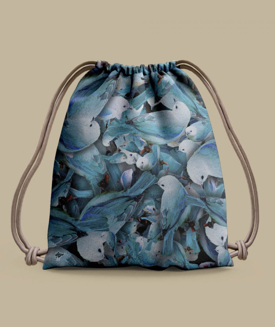 Tula en lona impermeable estampado Azulejo
