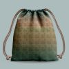 Tula en lona impermeable estampado Cuadros Concéntricos